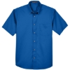 Custom Mens Easy Blend™ Twill Dress Shirt with Stain-Release French Blue