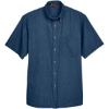 Custom Mens Denim Shirt Dark Denim
