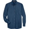 Custom Mens Tall Denim Shirt Dark Denim
