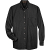 Custom Mens Tall Denim Shirt Washed Black