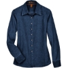 Custom Womens Denim Shirt Dark Denim