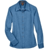Custom Womens Denim Shirt Light Denim