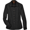 Custom Womens Denim Shirt Washed Black