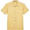 Custom Mens Barbados Textured Camp Shirt Pineapple