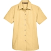 Custom Womens Barbados Textured Camp Shirt Pineapple