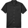 Custom Mens Bahama Cord Camp Shirt Black