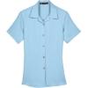Custom Womens Bahama Cord Camp Shirt Cloud Blue