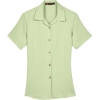 Custom Womens Bahama Cord Camp Shirt Green Mist