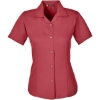 Custom Womens Bahama Cord Camp Shirt Tile Red