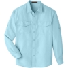 Custom Mens Key West Performance Staff Shirt Cloud Blue