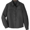 Custom Womens Key West Performance Staff Shirt Dark Charcoal