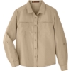 Custom Womens Key West Performance Staff Shirt Khaki