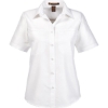 Custom Womens Key West Short Sleeve Performance Staff Shirt White