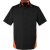 Custom Mens Flash IL Colorblock Shirt Black/ Team Orange