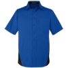 Custom Mens Flash IL Colorblock Shirt True Royal/ Black