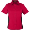 Custom Womens Flash IL Colorblock Shirt Red/ Black