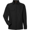 Custom Unisex Flex Twill Overshirt Jacket Black