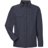 Custom Unisex Flex Twill Overshirt Jacket Dark Charcoal