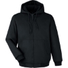 Custom Unisex ClimaBloc® Heavyweight Hooded Full-Zip Jacket Black
