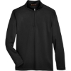 Custom Mens Advantage Snag Protection Plus Quarter-Zip Pullover Black