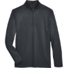 Custom Mens Advantage Snag Protection Plus Quarter-Zip Pullover Dark Charcoal