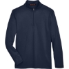 Custom Mens Advantage Snag Protection Plus Quarter-Zip Pullover Dark Navy