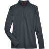 Custom Womens Advantage Snag Protection Plus Quarter-Zip Pullover Dark Charcoal