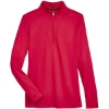 Custom Womens Advantage Snag Protection Plus Quarter-Zip Pullover Red
