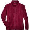 Custom Mens Full-Zip Fleece Wine
