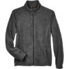 Custom Womens Full-Zip Fleece Charcoal