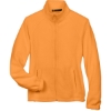 Custom Womens Full-Zip Fleece Safety Orange