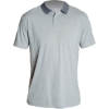 Custom Mens Transit Tech Polo Alloy Heathered