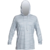 Custom Mens Low Pro Tech Hooded Long Sleeve T-Shirt Ice Camo