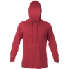 Custom Mens Low Pro Tech Hooded Long Sleeve T-Shirt Pyro Heathered