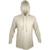 Custom Mens Low Pro Tech Hooded Long Sleeve T-Shirt Stone Heathered
