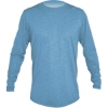 Custom Mens Low Pro Tech Long Sleeve T-Shirt Bahama Heathered
