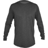 Custom Mens Low Pro Tech Long Sleeve T-Shirt Charcoal Heathered