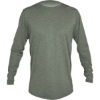 Custom Mens Low Pro Tech Long Sleeve T-Shirt Dark Olive Heathered