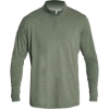 Custom Mens Low Pro Quarter-Zip Pullover Dark Olive Heathered