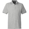 Custom Mens Deck Polo Oxford Heather