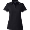 Custom Womens Deck Polo Black