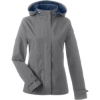 Custom Womens Voyage Hooded Rain Jacket Graphite