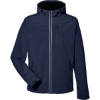 Custom Mens Wavestorm Hooded Soft Shell Jacket Navy