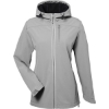 Custom Womens Wavestorm Hooded Soft Shell Jacket Graphite