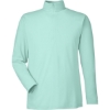 Custom Mens Saltwater Quarter-Zip Pullover Cool Mint