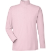 Custom Mens Saltwater Quarter-Zip Pullover Sunset Pink