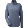 Custom Womens Saltwater Quarter-Zip Pullover Faded Navy