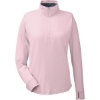 Custom Womens Saltwater Quarter-Zip Pullover Sunset Pink