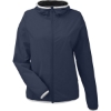 Custom Womens Stillwater Hooded Windbreaker Navy