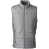 Custom Mens Harbor Puffer Vest Graphite/ Graphite Heather